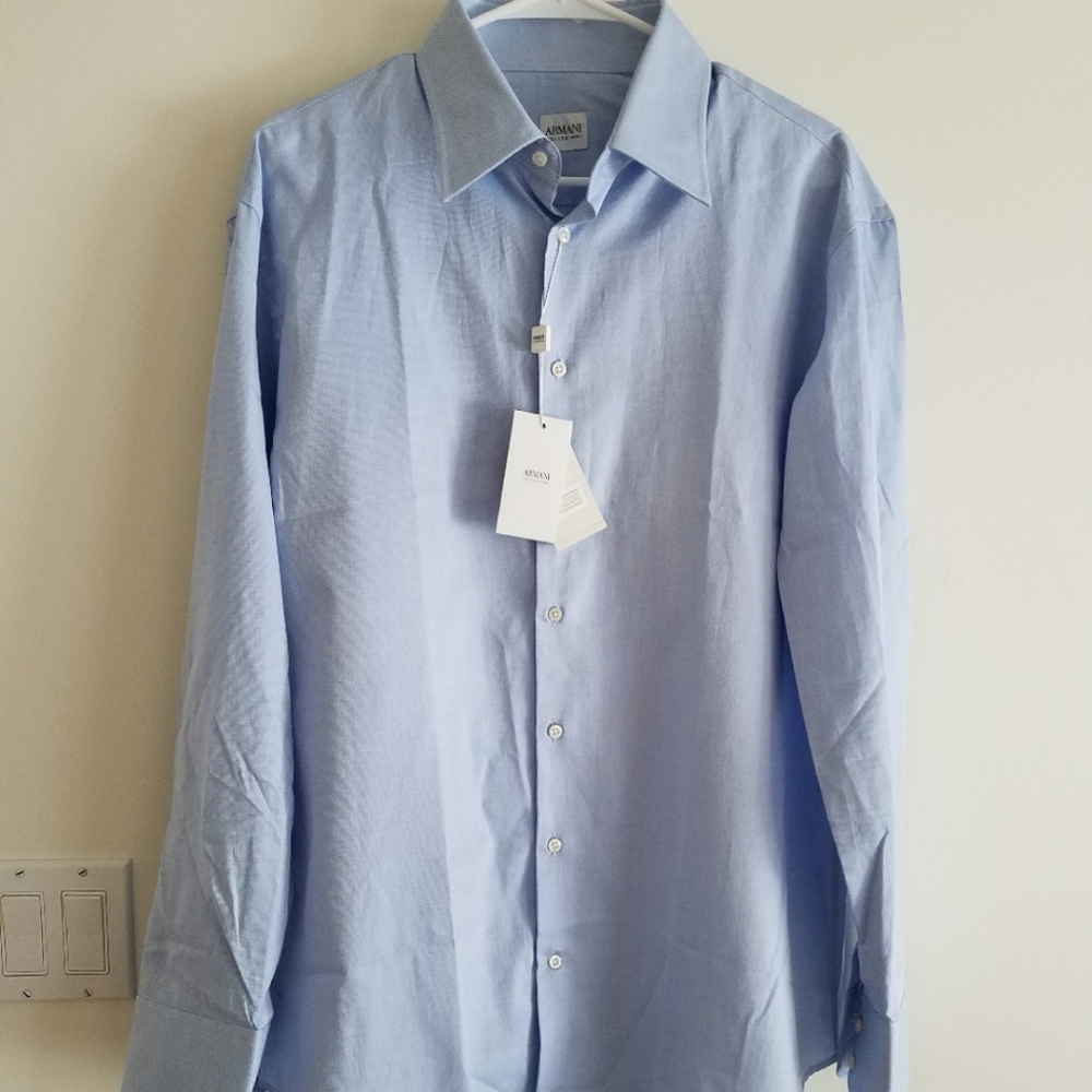 Armani Collezioni Men's Button Down Shirt